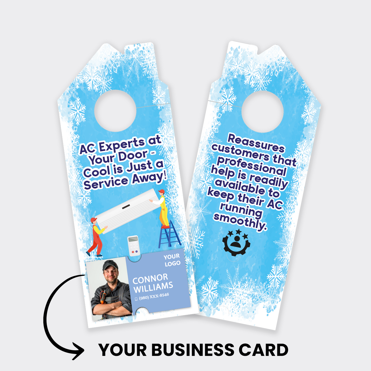 Air Conditioning Door Hangers