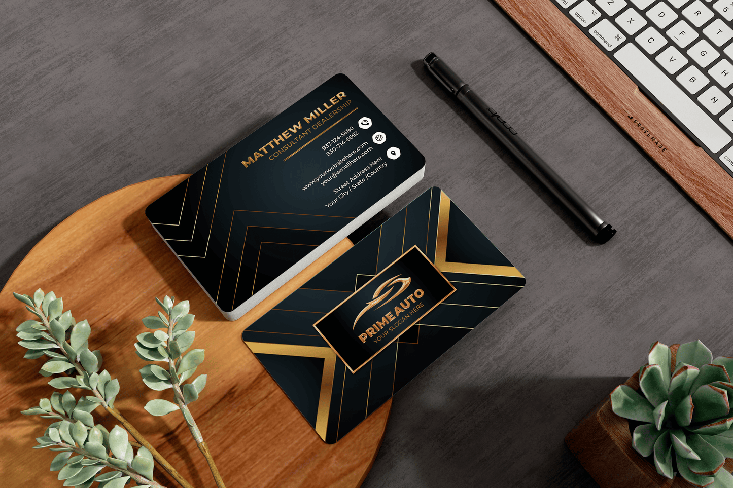 Dealerships Business Cards | Luxury