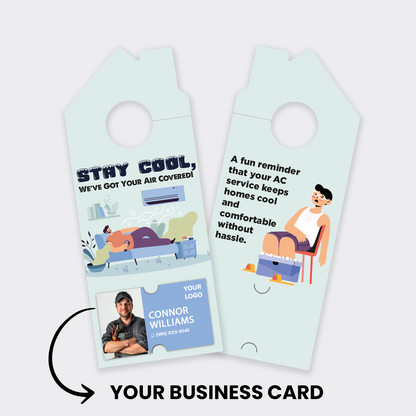 Air Conditioning Door Hangers