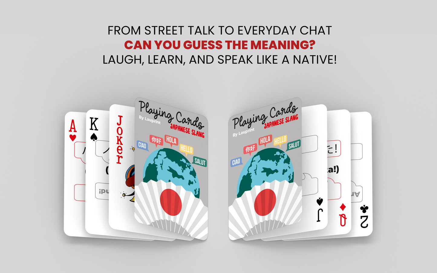RUSH Japanese Slang Generic Playing Cards