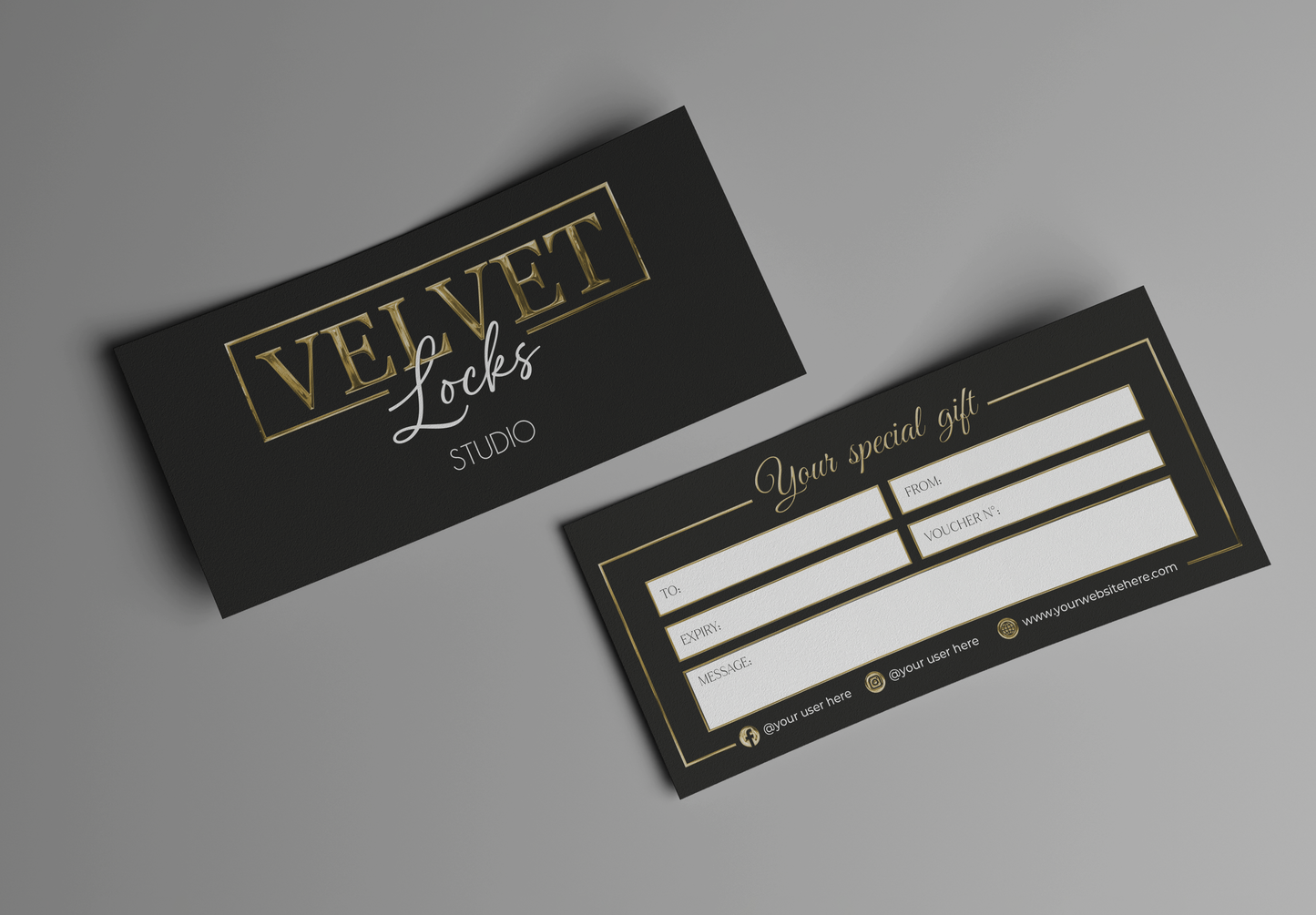 Luxury Custom Gift Certificate