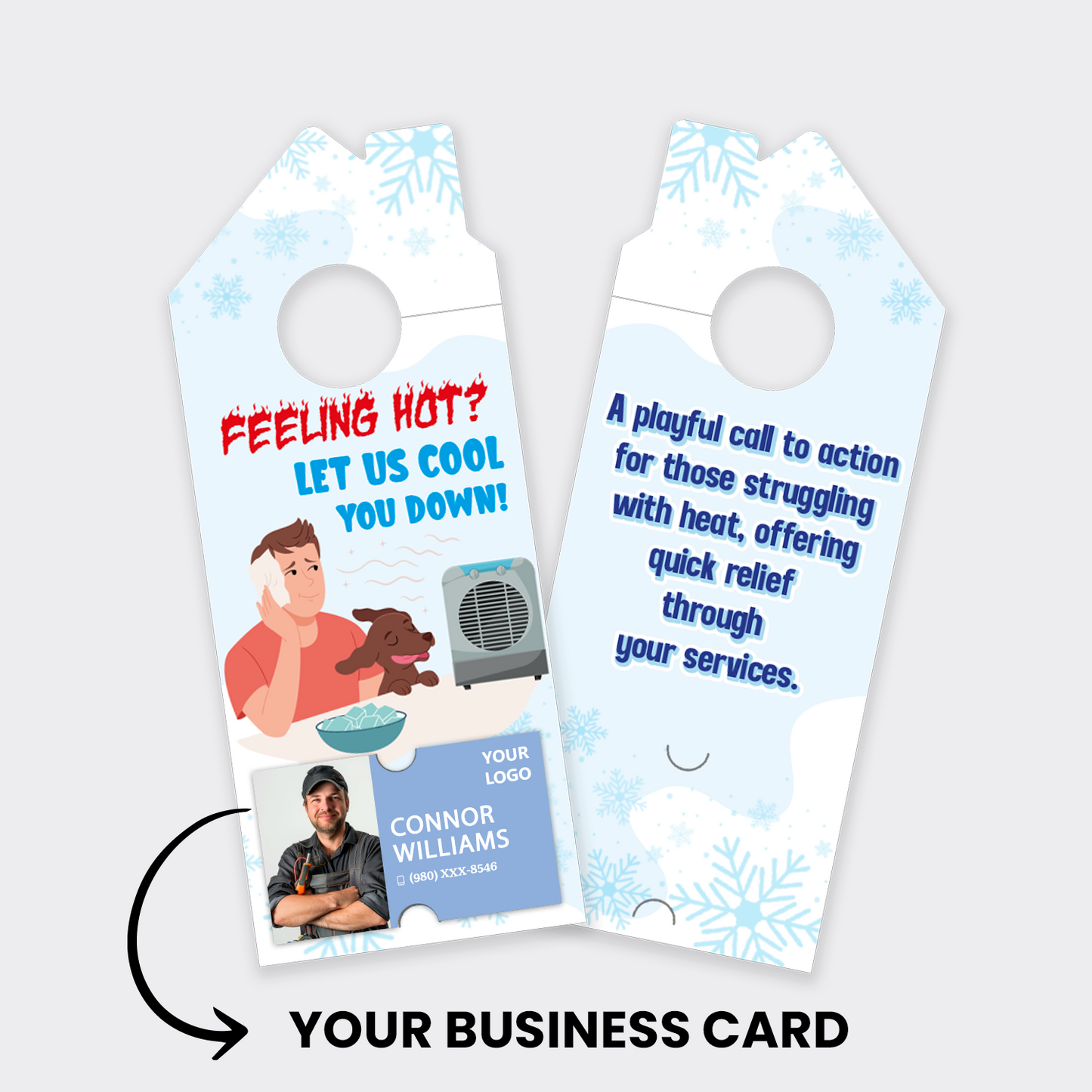 Air Conditioning Door Hangers