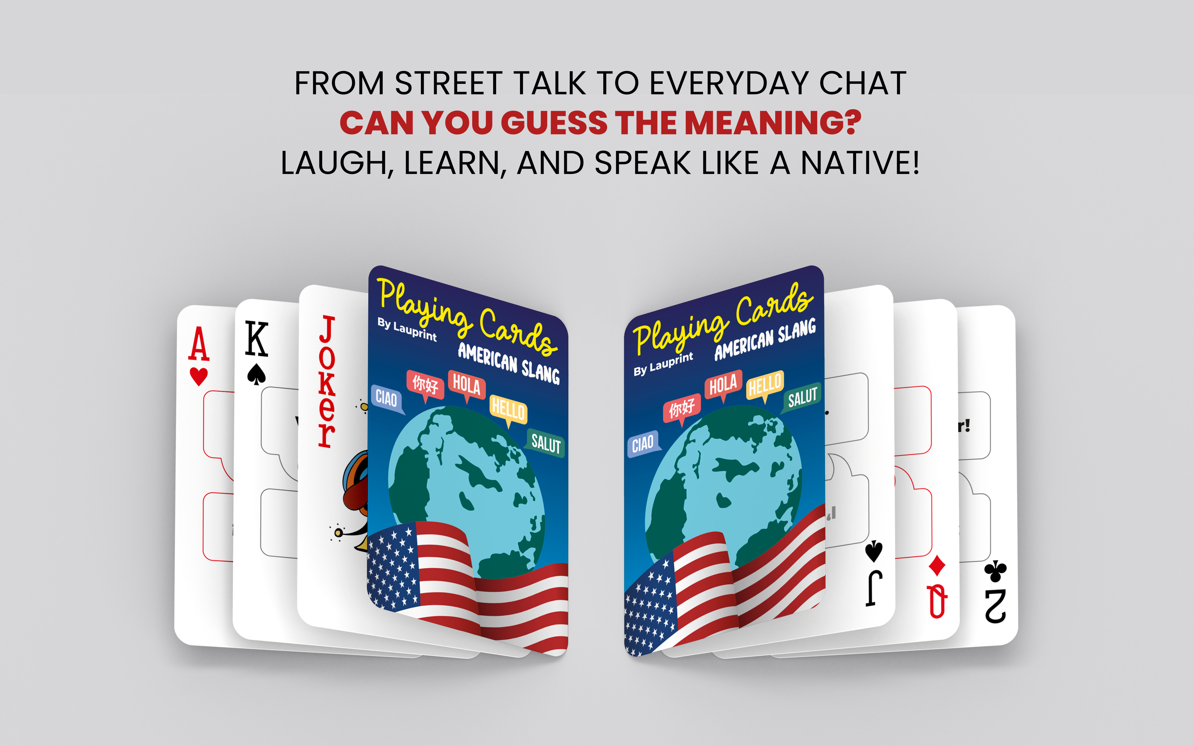 RUSH American Slang Generic Playing Cards