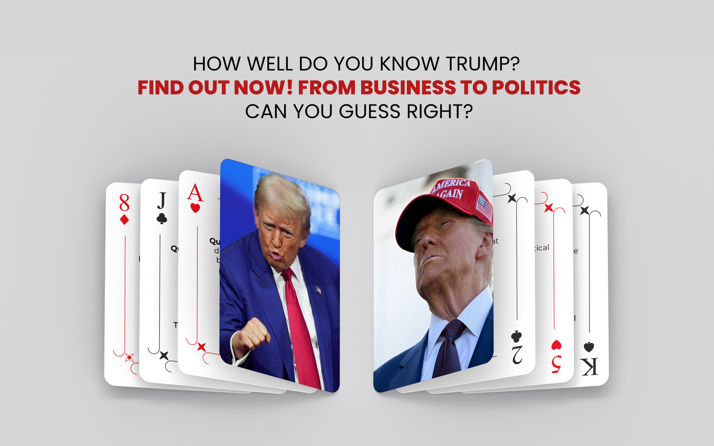 RUSH Donald Trump Playing Cards