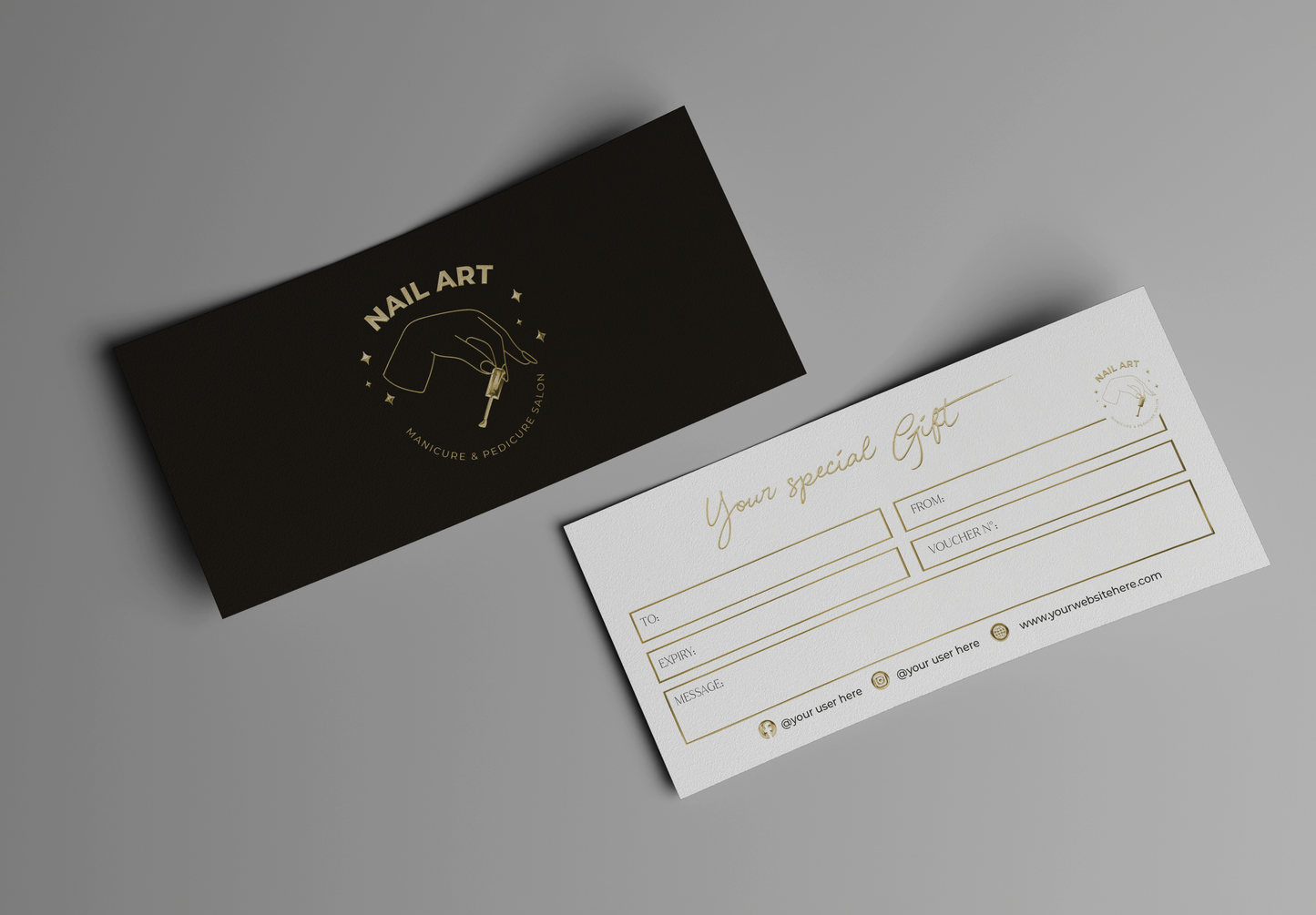 Luxury Custom Gift Certificate