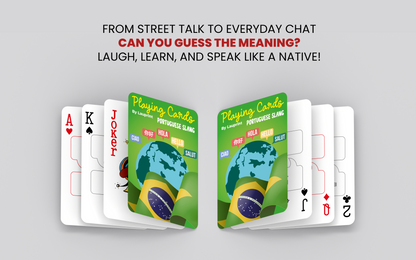 RUSH Portuguese Slang Generic Playing Cards