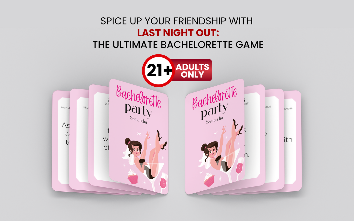 Goodbye to Singlehood: A Card Game for Bachelorette Fun!