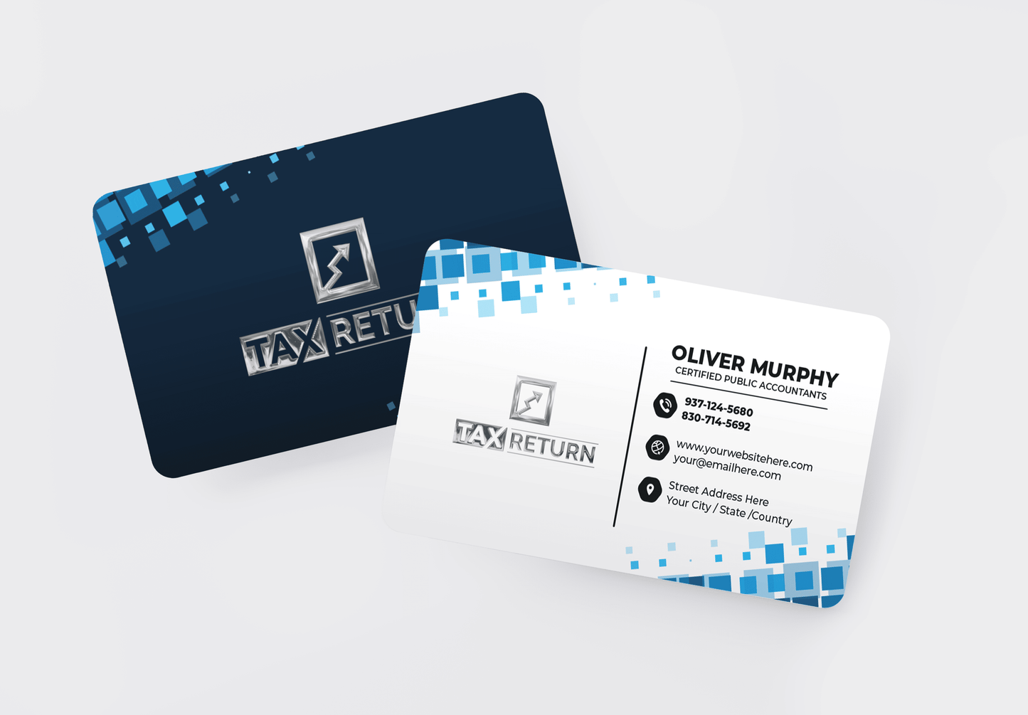 Tax Return Business Card | Luxury