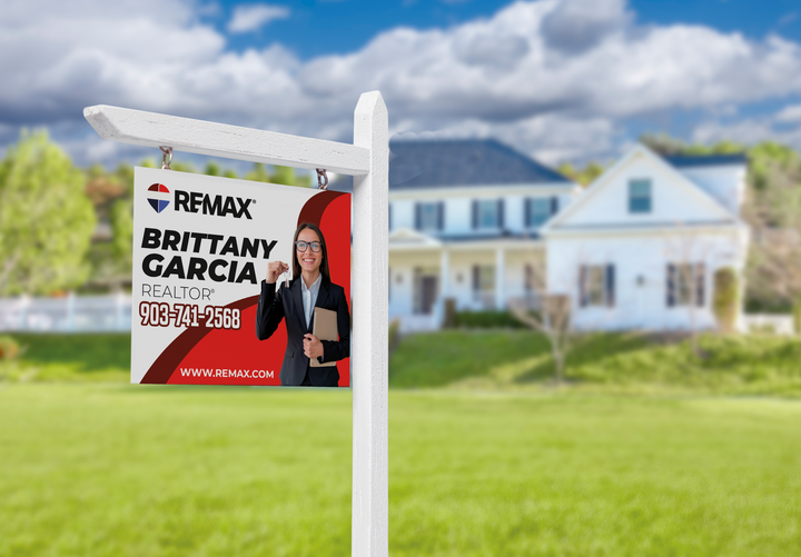 Custom real estate yard sign | Realtor Outdoor sign | REMAX Open House Sign