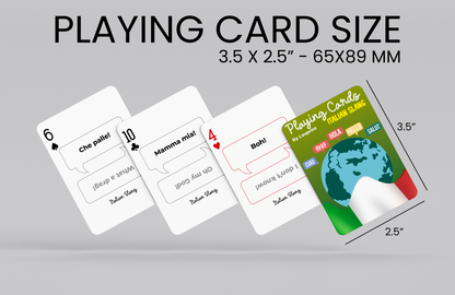 RUSH Italian Slang Generic Playing Cards