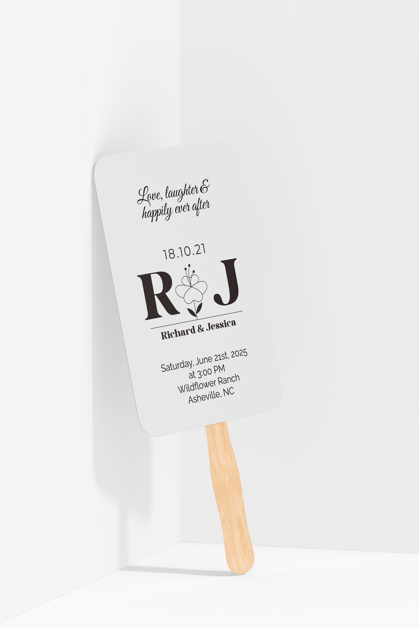 Custom Wedding Hand Fans