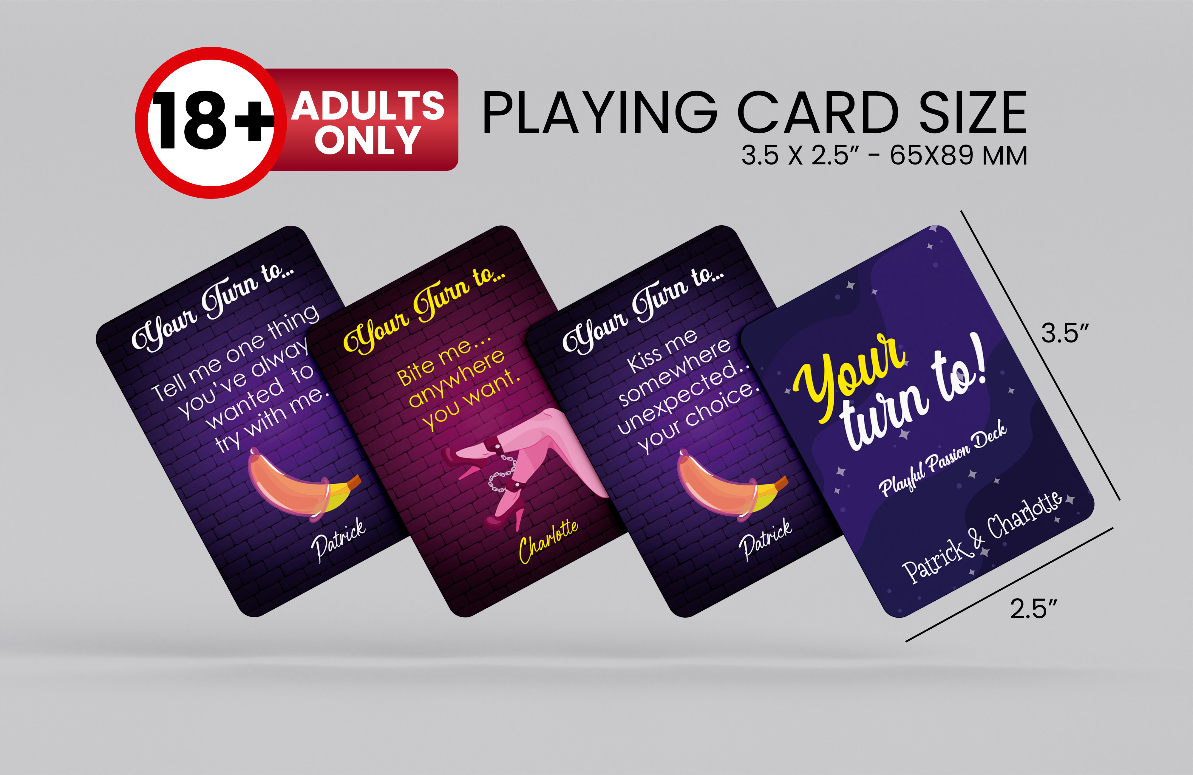 RUSH Custom Adult Explicit Card Game