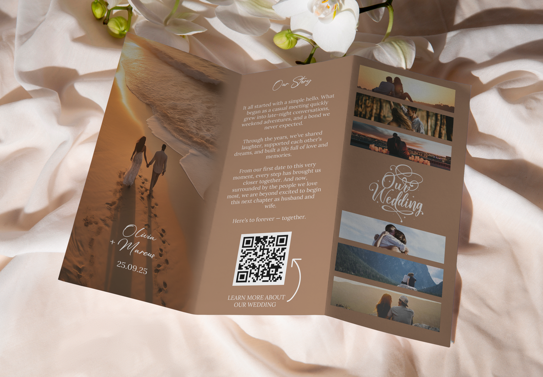 Custom Wedding Brochure