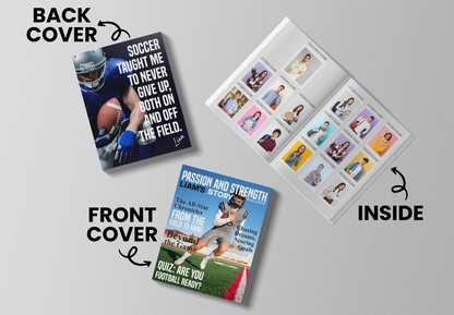Custom Football Star Magazine