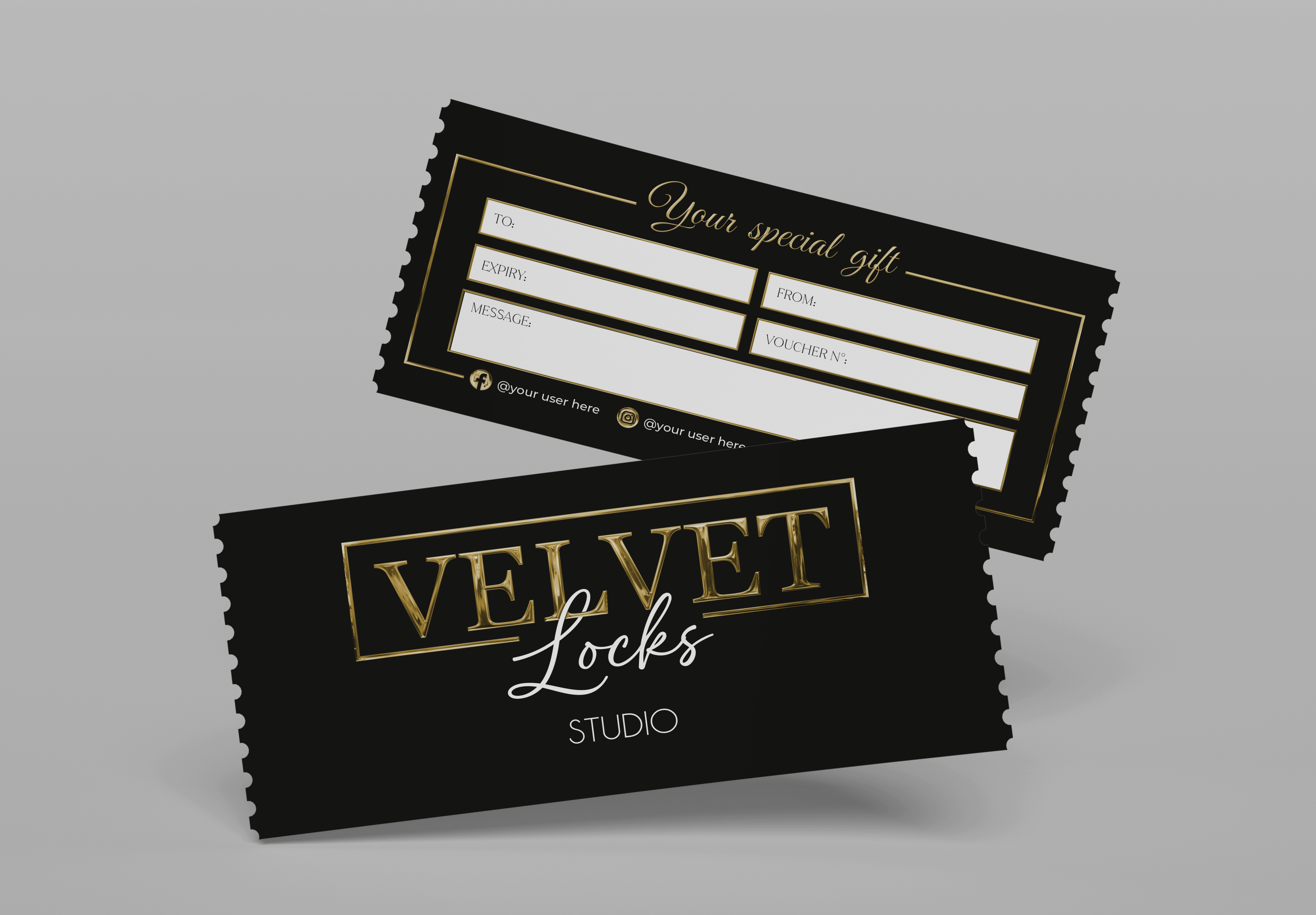 Luxury Custom Gift Certificate