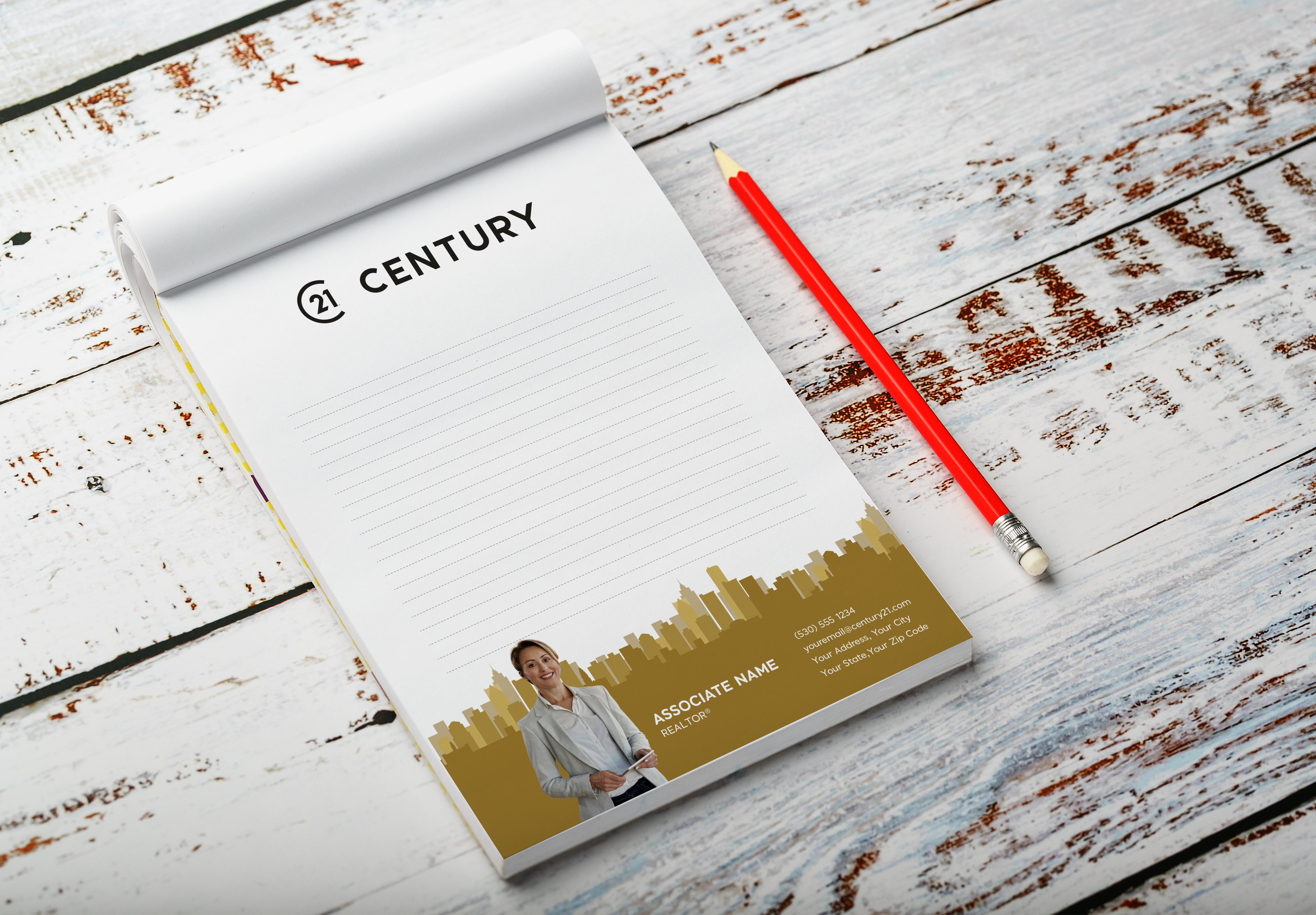 Century 21 Custom Realtor Notepad