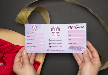 Custom Gift Certificate