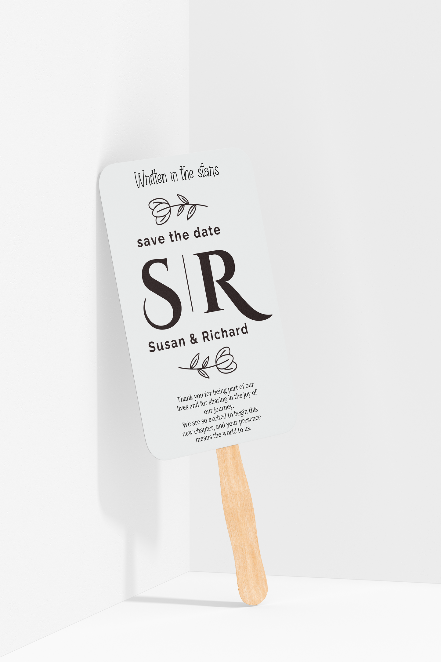 Custom Wedding Hand Fans