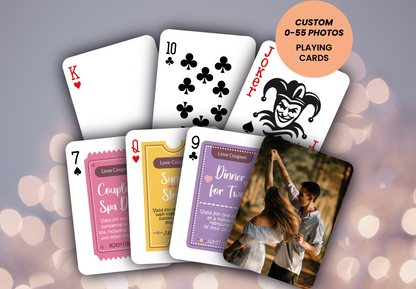 Love Coupon Cards | Love Adventure Playing Cards