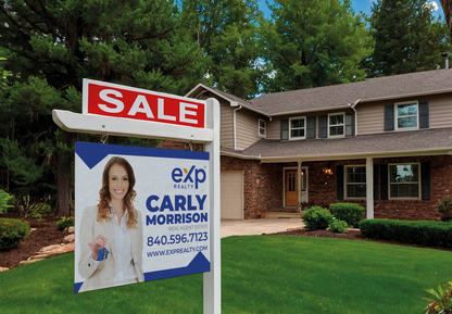 Custom real estate yard sign | Realtor Outdoor sign | eXp Realty Open House Sign