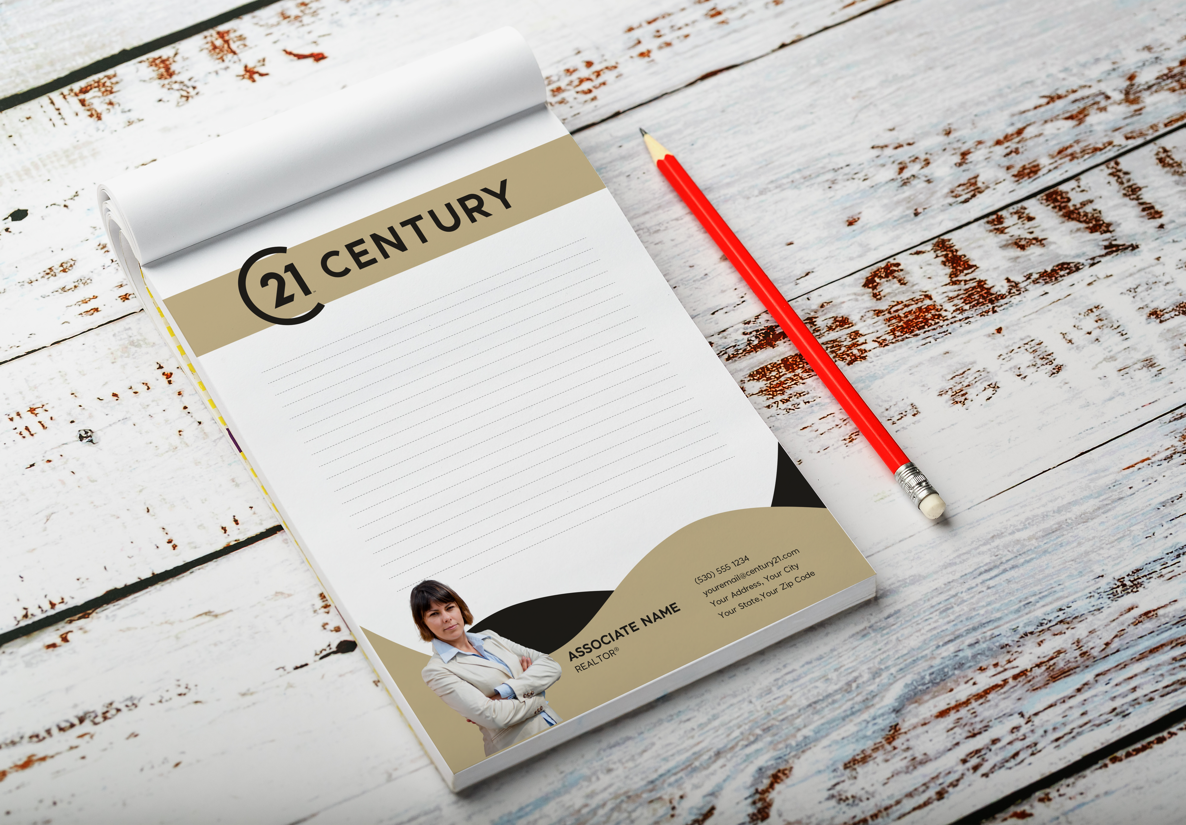 Century 21 Custom Realtor Notepad