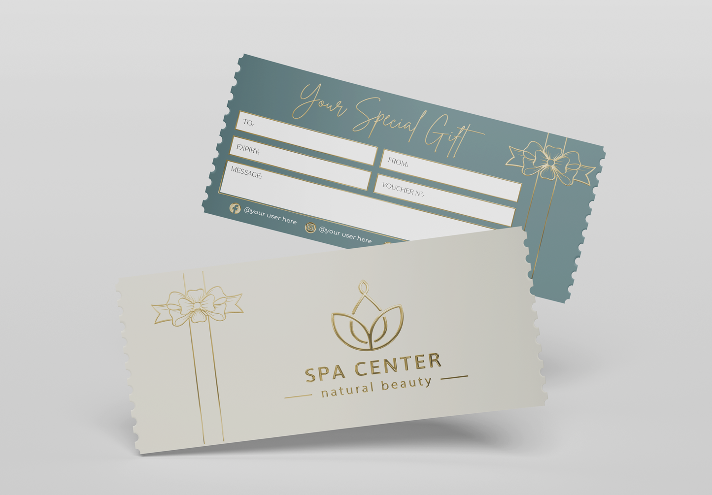 Luxury Custom Gift Certificate