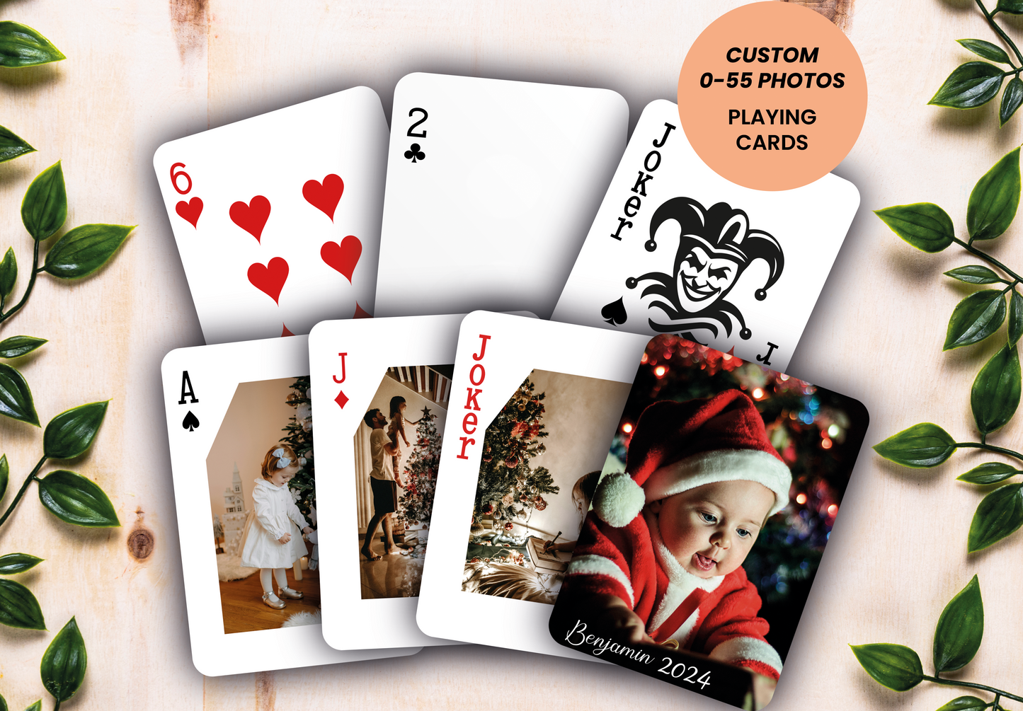 RUSH Marry Christmas Playing Cards