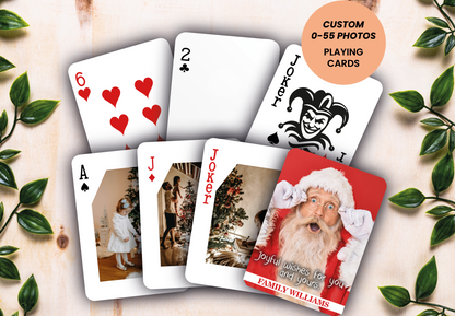 RUSH Marry Christmas Playing Cards