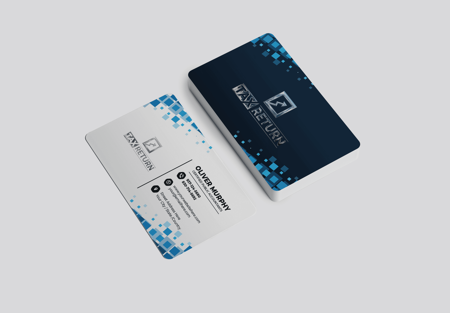 Tax Return Business Card | Luxury