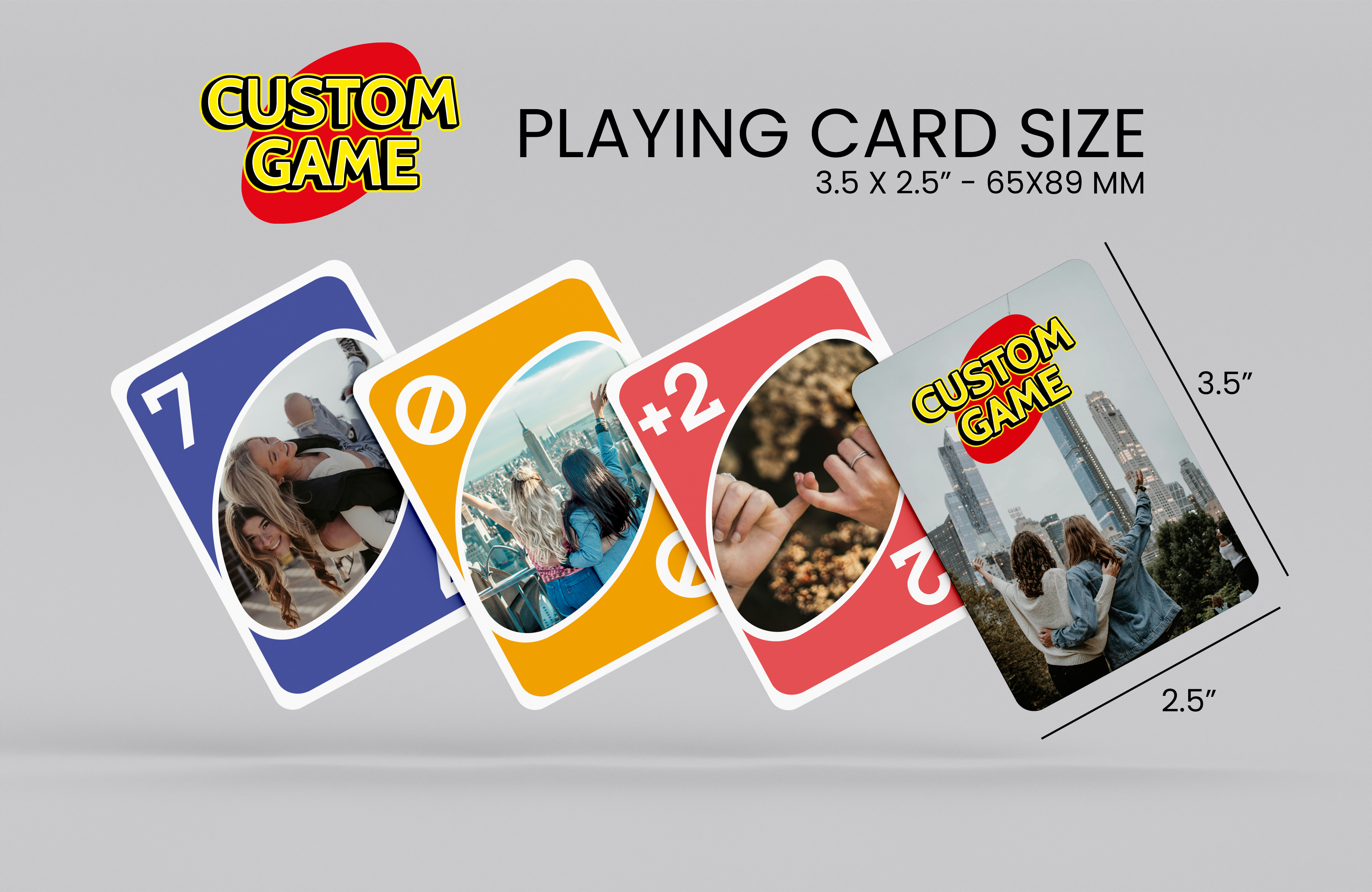 Best Friends Custom Game Playing Cards