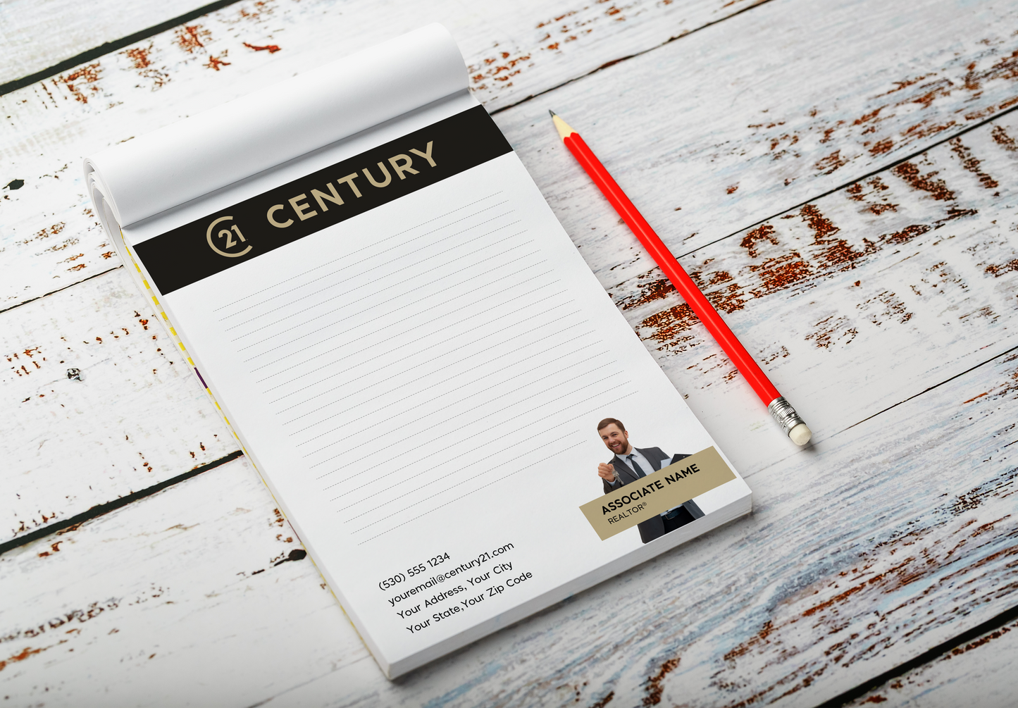Century 21 Custom Realtor Notepad