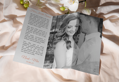 Custom Wedding Brochure