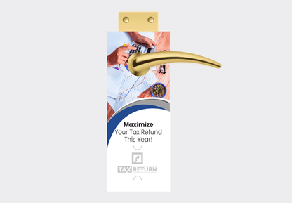 Tax Return Door Hanger