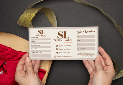 Custom Gift Certificate