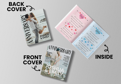 Custom Anniversary Wedding Magazine