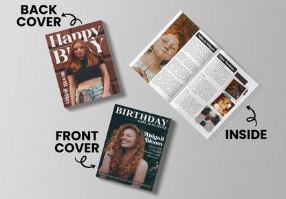 Custom Birthday Magazine