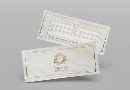 Luxury Custom Gift Certificate