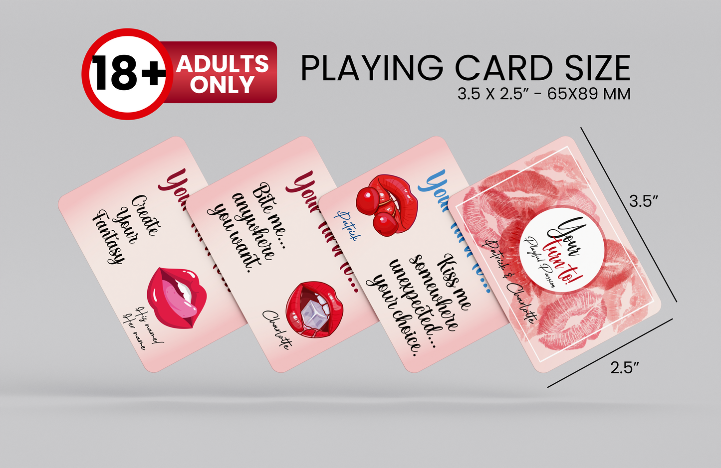 RUSH Dirty Adult Game Cards