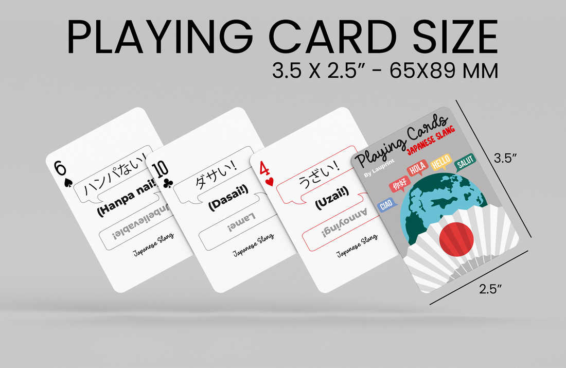 RUSH Japanese Slang Generic Playing Cards