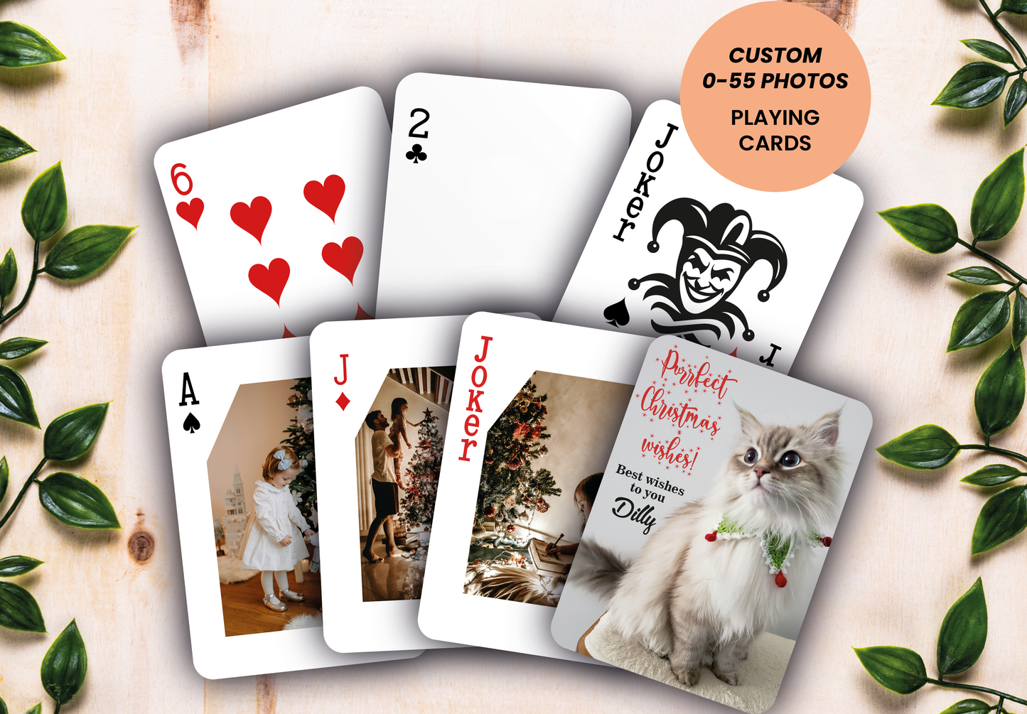 RUSH Marry Christmas Playing Cards