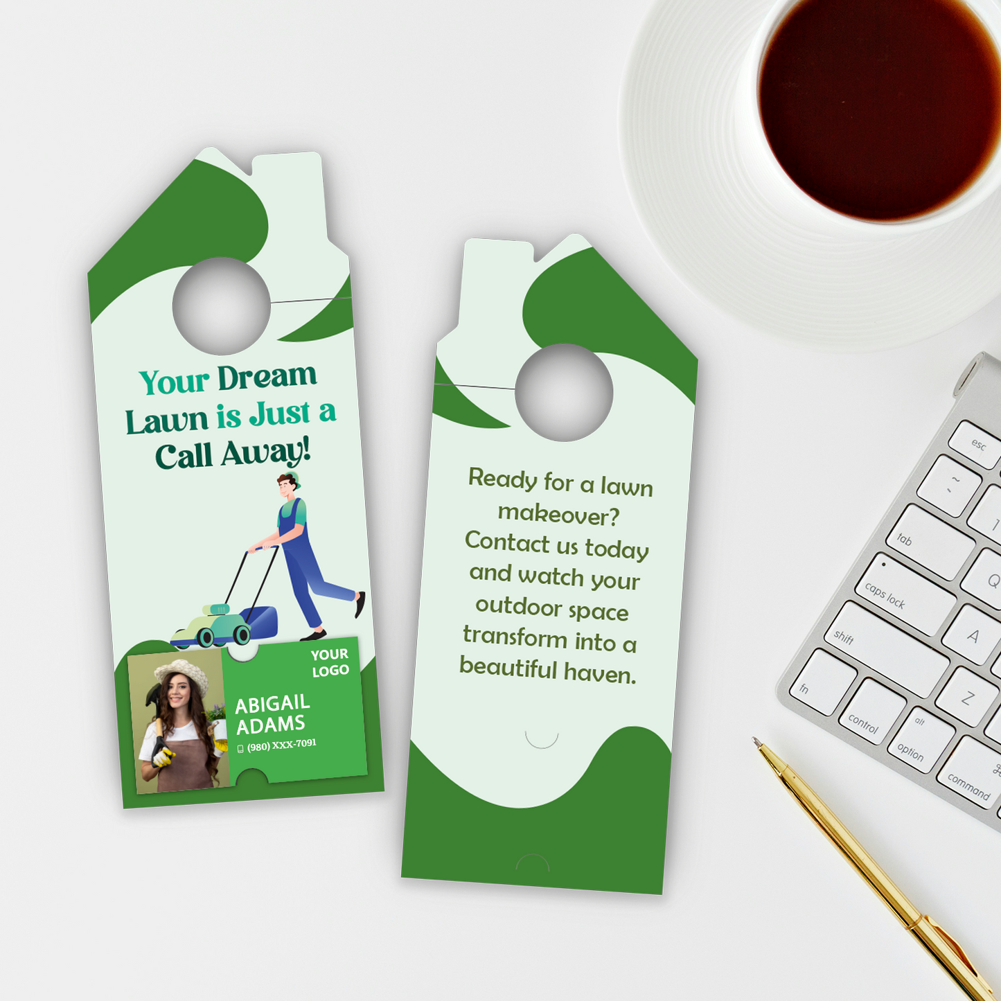 Lawn Care Door Hangers