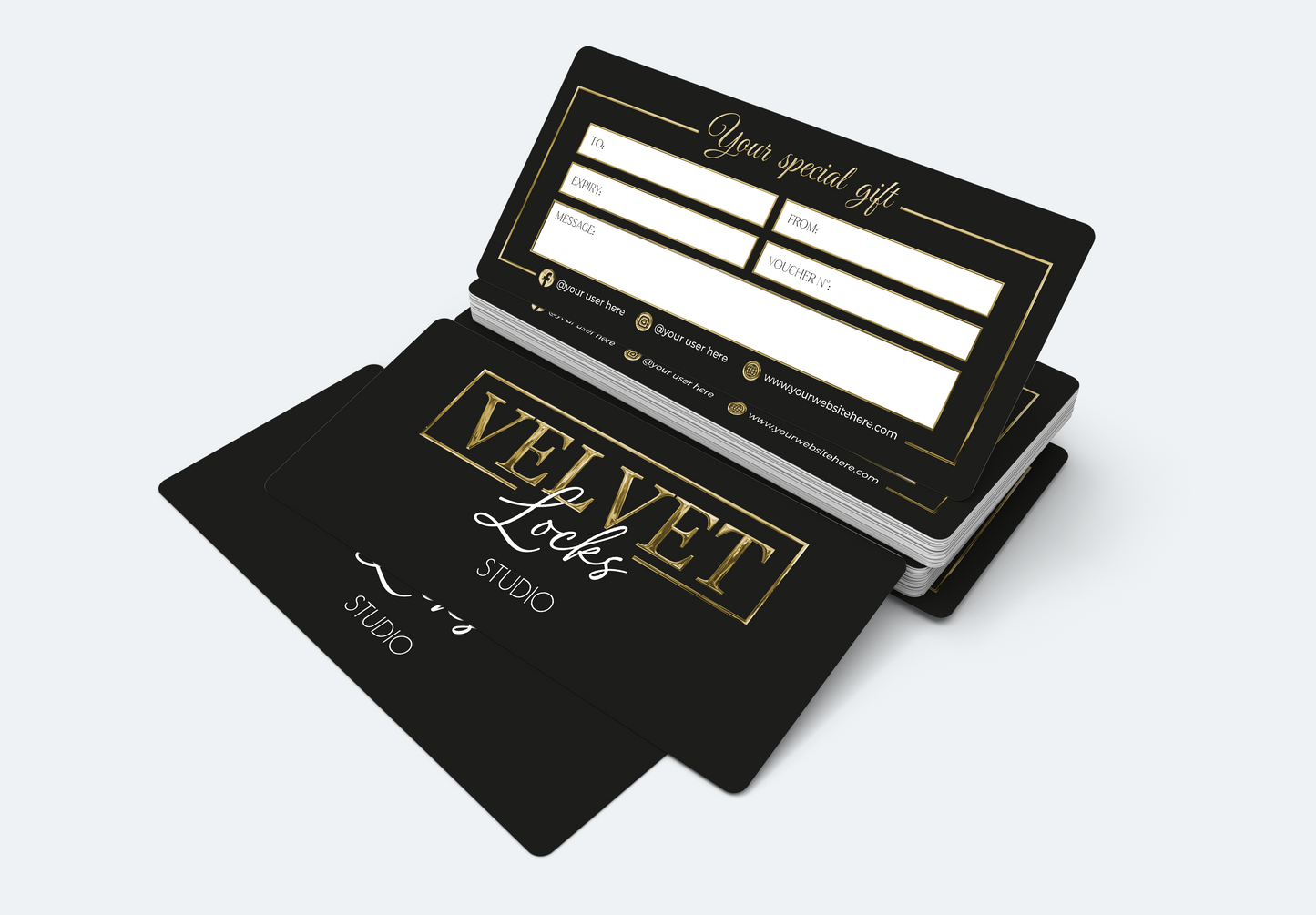 Luxury Custom Gift Certificate