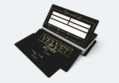 Luxury Custom Gift Certificate