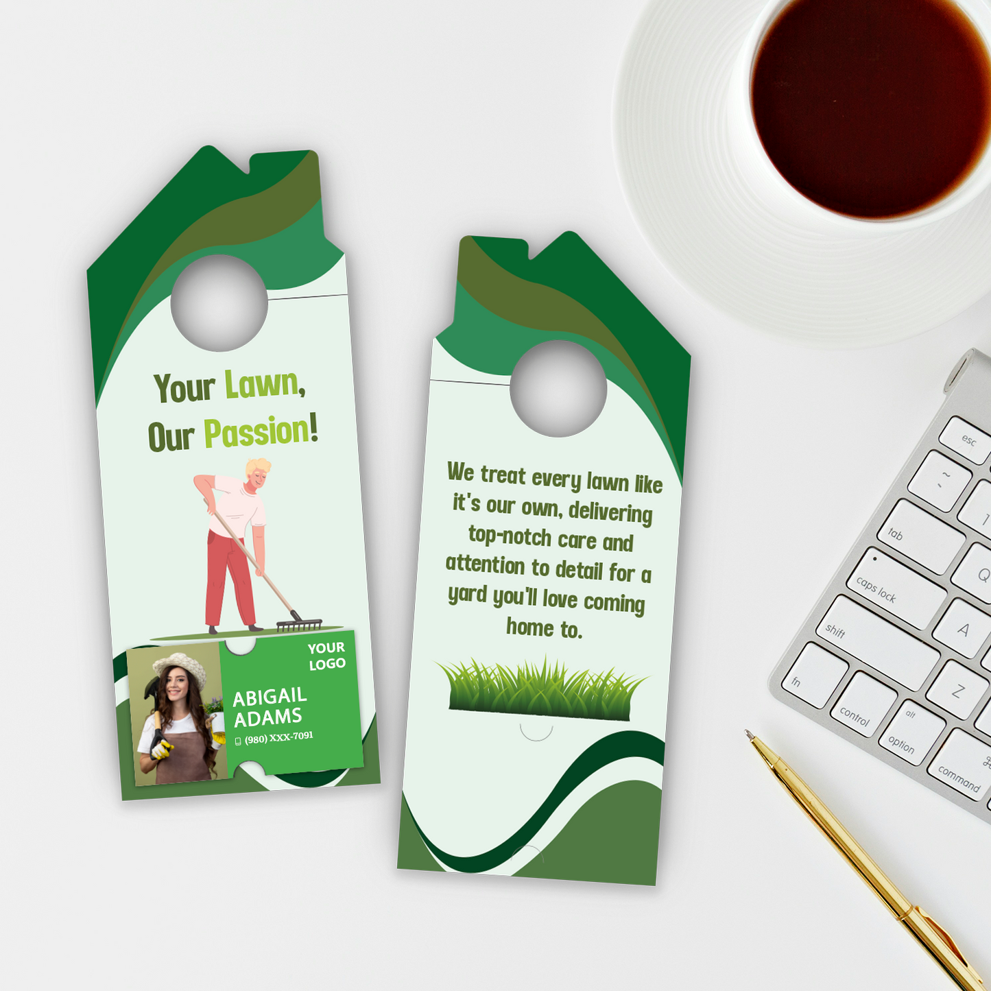 Lawn Care Door Hangers
