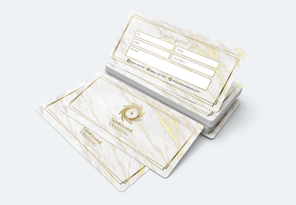 Luxury Custom Gift Certificate