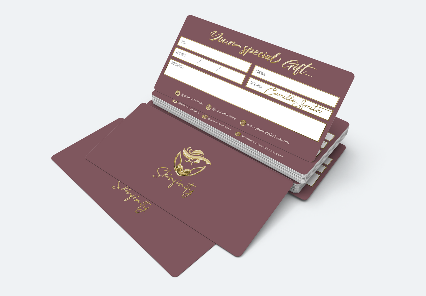 Luxury Custom Gift Certificate