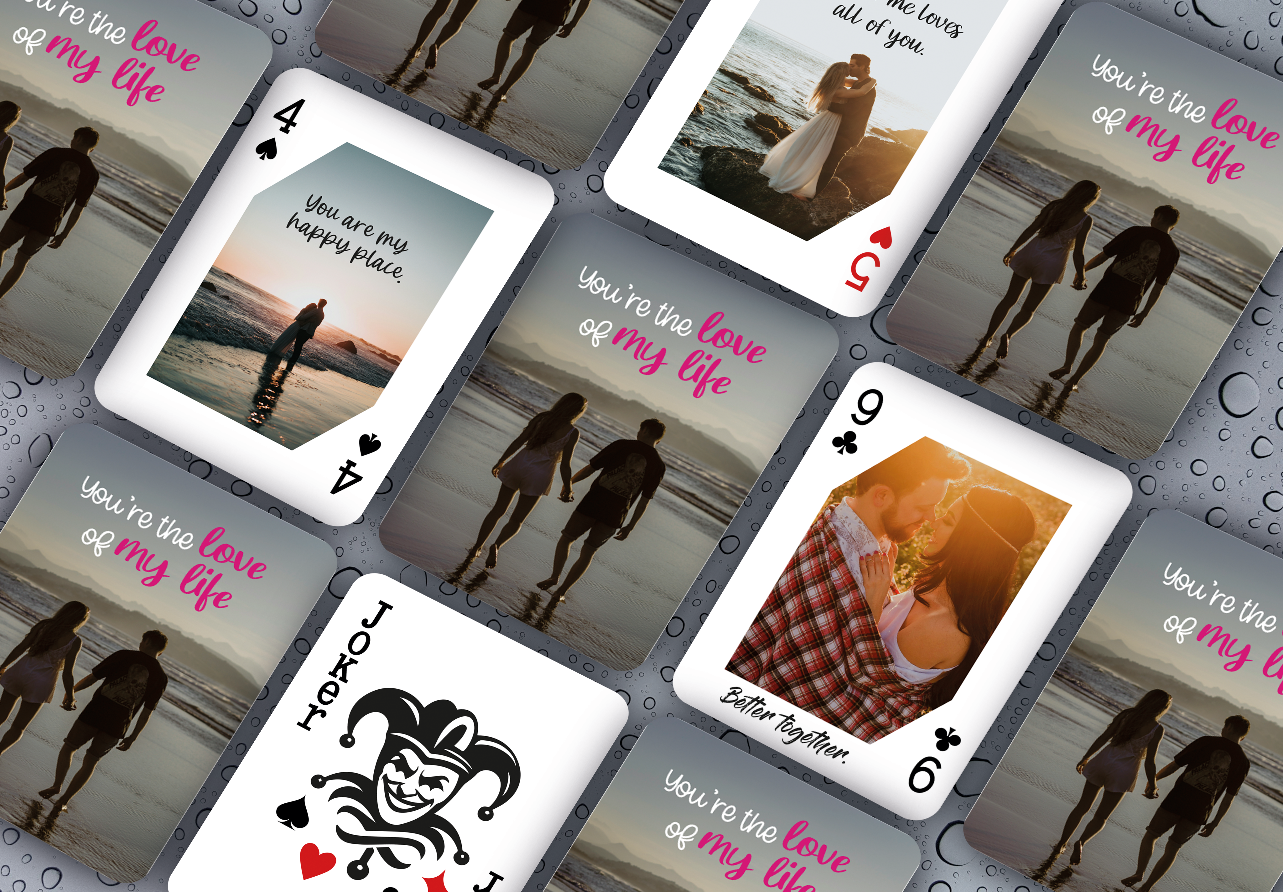 RUSH Custom Lover’s Deck | Love Adventure Playing Cards