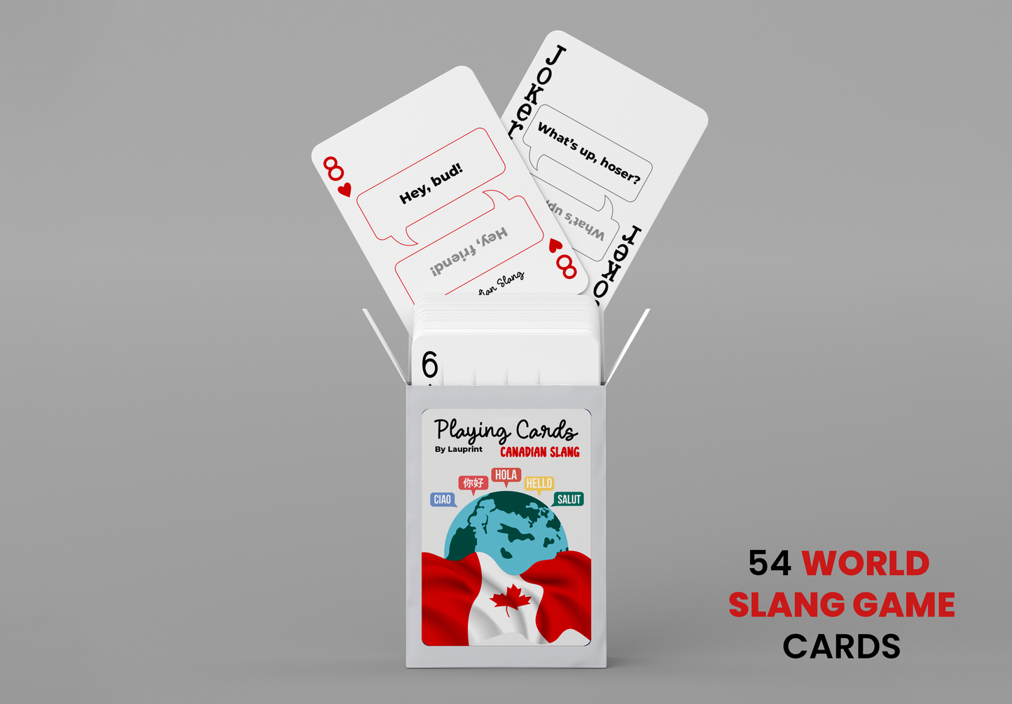 RUSH Canadian Slang Generic Playing Cards