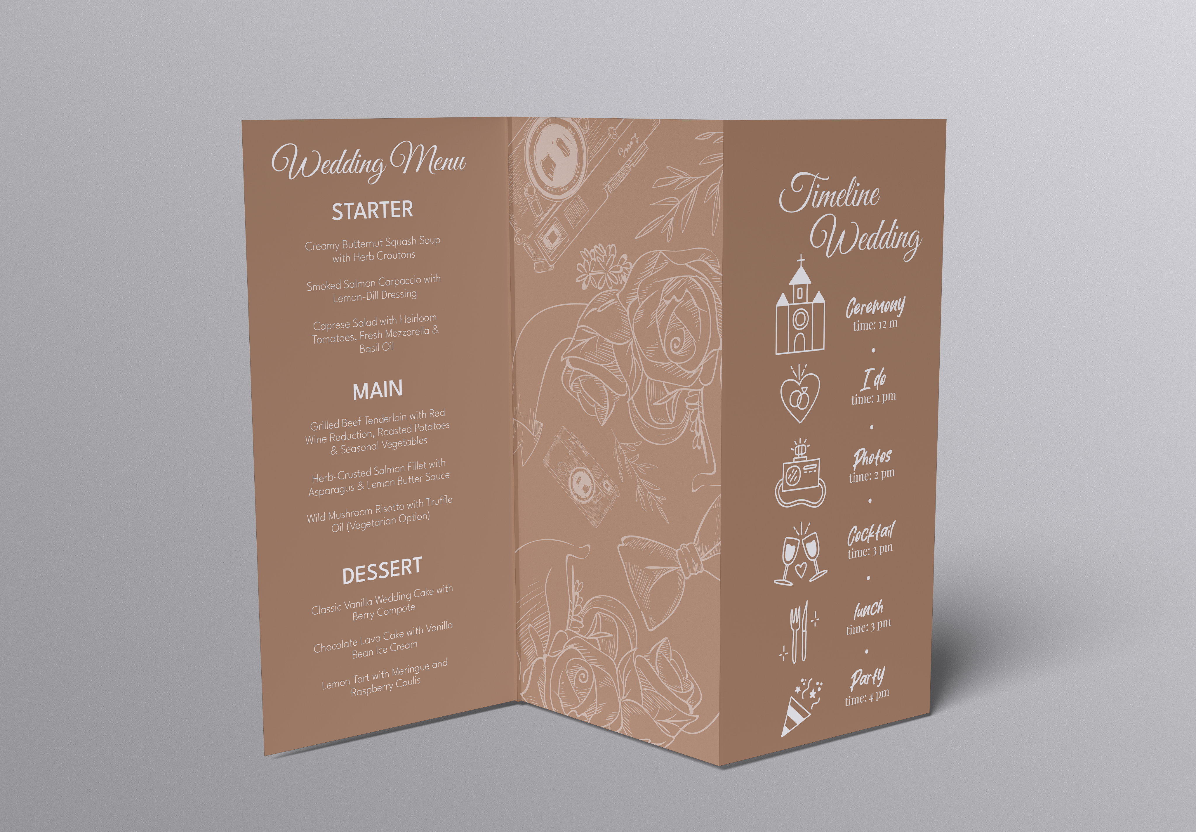 Custom Wedding Brochure