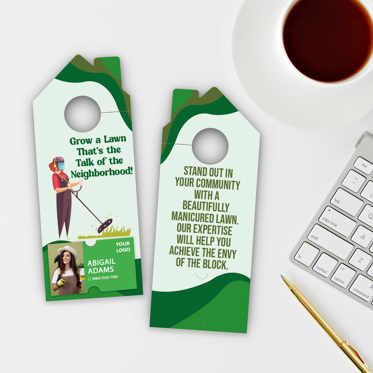 Lawn Care Door Hangers